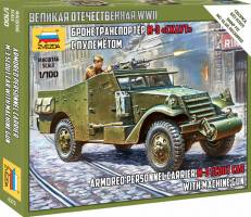 Thumbnail ZVEZDA MODELS 6273 ARMORED PERSONNEL CARRIER M-3 SCOUT CAR WITH MACHINE GUN