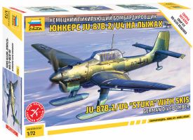 Thumbnail ZVEZDA MODELS 7323 JU-87B-2/U4 STUKA WITH SKIS GERMAN DIVE BOMBER