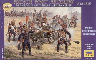 Thumbnail ZVEZDA MODELS 8028 FRENCH FOOT ARTILLERY 1810-1815