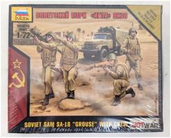 Thumbnail ZVEZDA MODELS 7412 SOVIET SAM SA-18 GROUSE WITH CREW