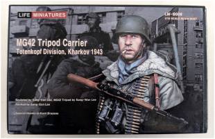 Thumbnail LIFE MINIATURES LM-B008 MG42 TRIPOD CARRIER TOTENKOPF DIVISION KHARKOV 1943