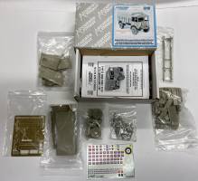 Thumbnail KINGKIT MODEL SCRAPYARD ACCURATE ARMOUR K116 AEC MATADOR 4X4 GUN TRACTOR LATE  CRACKED DECALS 