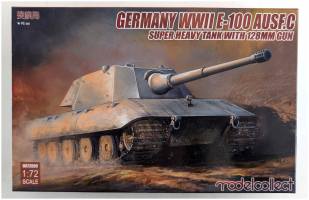 Thumbnail MODELCOLLECT UA72089 GERMANY WWII E-100 AUSF.C SUPER HEAVY TANK WITH 128MM GUN