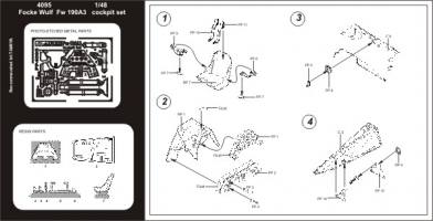 Thumbnail AIRES HOBBY MODELS 4095 FOCKE WULF FW 190A-3 COCKPIT SET