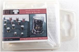 Thumbnail REALITY IN SCALE 35168 SMALL FOOD CANS 16PCS DECALS
