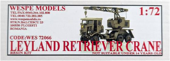Thumbnail WESPE MODELS 72066 LEYLAND RETRIEVER CRANE