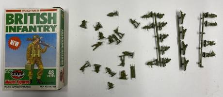 Thumbnail KINGKIT MODEL SCRAPYARD AIRFIX 01703 WWII BRITISH INFANTRY  INCOMPLETE 