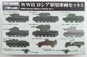 Thumbnail PIT-ROAD MI06 WWII RUSSIAN MILITARY VEHICLE SET 1