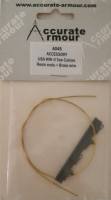 Thumbnail ACCURATE ARMOUR A045 USA WW-II TOW CABLES  RESIN ENDS   BRASS WIRE 
