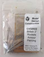 Thumbnail MODEL DESIGN CONSTRUCTION CV32022 BRITISH 3    ROCKETS ARMOUR PIERCING