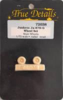 Thumbnail TRUE DETAILS 72038 JUNKERS JU-87D-G WHEEL SET