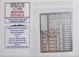 Thumbnail WHITE ENSIGN WEM PE 735 BOFORS DETAILS