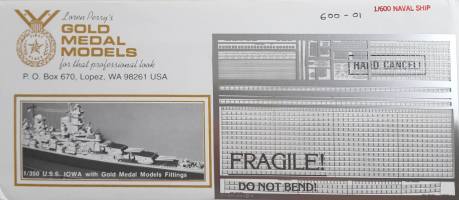 Thumbnail GOLD MEDAL MODELS 600-01 1/600 NAVAL SHIP