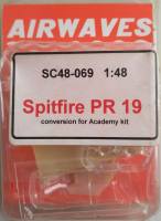 Thumbnail AIRWAVES SC48-069 SPITFIRE PR 19 CONVERSION FOR ACADEMY KIT