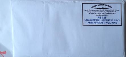 Thumbnail WHITE ENSIGN PE 728 1/700 IMPERIAL JAPANESE NAVY ANTI-AIRCRAFT WEAPONS