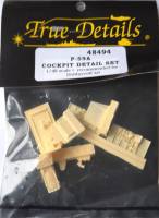 Thumbnail TRUE DETAILS 48494 P-59A COCKPIT DETAIL SET