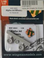 Thumbnail WINGMAN MODELS WMF48001 ALPHA JET WHEELS FOR KINETIC KIT