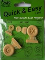 Thumbnail CMK CMK 32083 BF 109E WHEELS FOR HASEGAWA / EDUARD KIT
