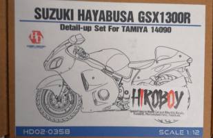 Thumbnail HOBBY DESIGN HD02-0358 SUZUKI HAYABUSA GSX1300R DETAIL-UP SET FOR TAMIYA 14090