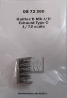 Thumbnail QUICKBOOST.NET QB 72 360 HALIFAX B MK.I/II EXHAUST TYPE C