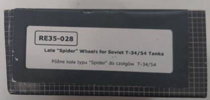 Thumbnail PANZERART RE35-028 LATE SPIDER WHEELS FOR SOVIET T-34/54 TANKS