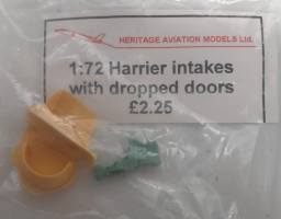 Thumbnail HERITAGE AVIATION MODELS HARRIER INTAKES WITH DROPPED DOORS