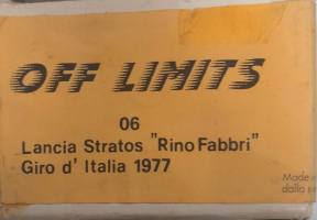Thumbnail UNKNOWN MAKE 6 LANCIA STRATOS RINO FABBRI GIRO D  ITALIA 1977