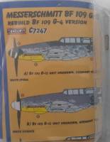 Thumbnail KORA C7247 MESSERSCHMITT BF 109 G-12 REBUILD BF 109 G-4 VERSION