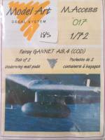 Thumbnail MODEL ART 17 FAIREY GANNET AS.4 COD