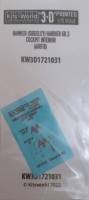 Thumbnail KITS WORLD KW3D1721031 HAWKER SIDDELEY HARRIER GR.3 COCKPIT INTERIOR AIRFIX