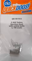Thumbnail QUICKBOOST.NET QB 48 511 F-86F SABRE EJECTION SEAT WITH SAFETY BELTS