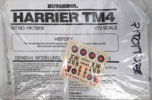 Thumbnail HUMBROL HK72009 HARRIER TM4