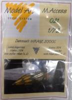 Thumbnail MODEL ART 21 DASSAULT MIRAGE 2000C MATRA LRF4 ROCKET LAUNCHER WITH ALKAN PYLON