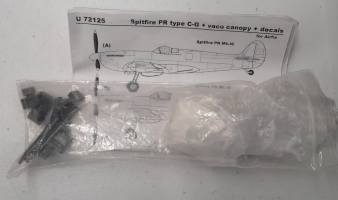 Thumbnail AIRFIX U 72125 SPITFIRE PR TYPE C-G   VACU CANOPY   DECALS