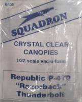 Thumbnail SQUADRON MODELS 9405 CRYSTAL CLEAR CANOPIES REPUBLIC P-47D RAZORBACK THUNDERBOLT