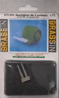 Thumbnail EDUARD 672 076 BEAUFIGHTER MK.X EXHAUSTS