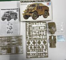 Thumbnail KINGKIT MODEL SCRAPYARD TAMIYA 35045 QUAD GUN TRACTOR STARTED