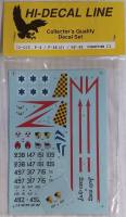 Thumbnail DISCOUNT DECALS 4148 HI-DECAL LINE COLLECTOR S QUALITY DECAL SET 72-025 F-4 F-4E  S  RF-4E PHANTOM II