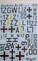 Thumbnail DISCOUNT DECALS 5600. CAT    72-248 JUNKERS JU 52 PART-2 PRINT SCALE
