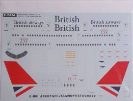 Thumbnail DISCOUNT DECALS 5618 FD14111 BRITISH AIRWAYS - BOEING 757-236 F-DCAL