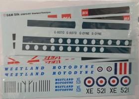 Thumbnail DISCOUNT DECALS 5650 SSM78-001 WESTLAND ROTODYNE S M SILK