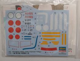 Thumbnail DISCOUNT DECALS 5662 D21 MITUBISHI A6M2A ZERO FIGHTER TYPE21 HASEGAWA