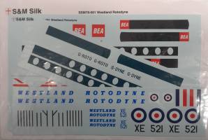 Thumbnail DISCOUNT DECALS 5755 SSM78-001 WESTLAND ROTODYNE S M SILK