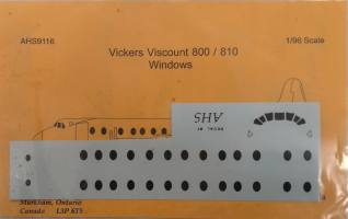 Thumbnail DISCOUNT DECALS 5684 AHS9116 VICKERS VISCOUNT 800 / 810 WINDOWS AHS