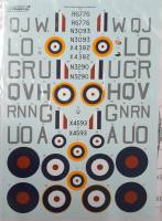 Thumbnail DISCOUNT DECALS 6012 X48143 BATTLE OF BRITAIN SUPERMARINE SPITFIRE MK.I XTradecal