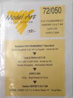 Thumbnail DISCOUNT DECALS 6021 72/050 P-47 THUNDERBOLT HUNTER T.8 T.8M LEO C.30 AVRO C.30A Model Art Decal System