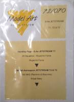 Thumbnail DISCOUNT DECALS 6031 72/070 B.AE JETSTREAM T1 T2   T3 Model Art Decal System