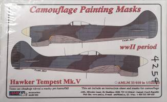 Thumbnail DISCOUNT DECALS 6043 AMLM-33-010 CAMOUFLAGE PAINTING MASKS HAWKER TEMPEST MK.V AML