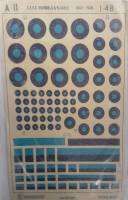 Thumbnail DISCOUNT DECALS 6059 A-II SEAC ROUNDELS   FLASHES 1943-1946 Almark Decals