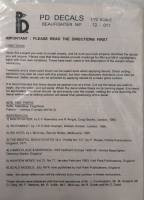 Thumbnail DISCOUNT DECALS 6164 72-011 BEAUFIGHTER N/F PD Decals